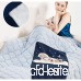 Oreiller de bureau  couverture à double usage  oreiller de bureau  couverture pour sieste  oreiller de voiture  couette en coton pliable Color : Blue  Size : 40cm-A - B07VK8QBNG